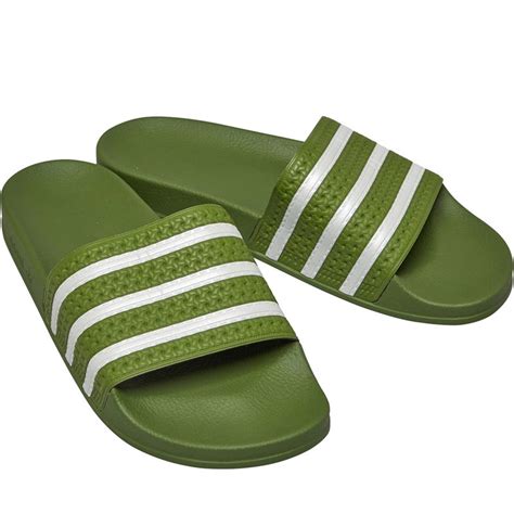 adidas slipper groen|Adidas sandalen slippers.